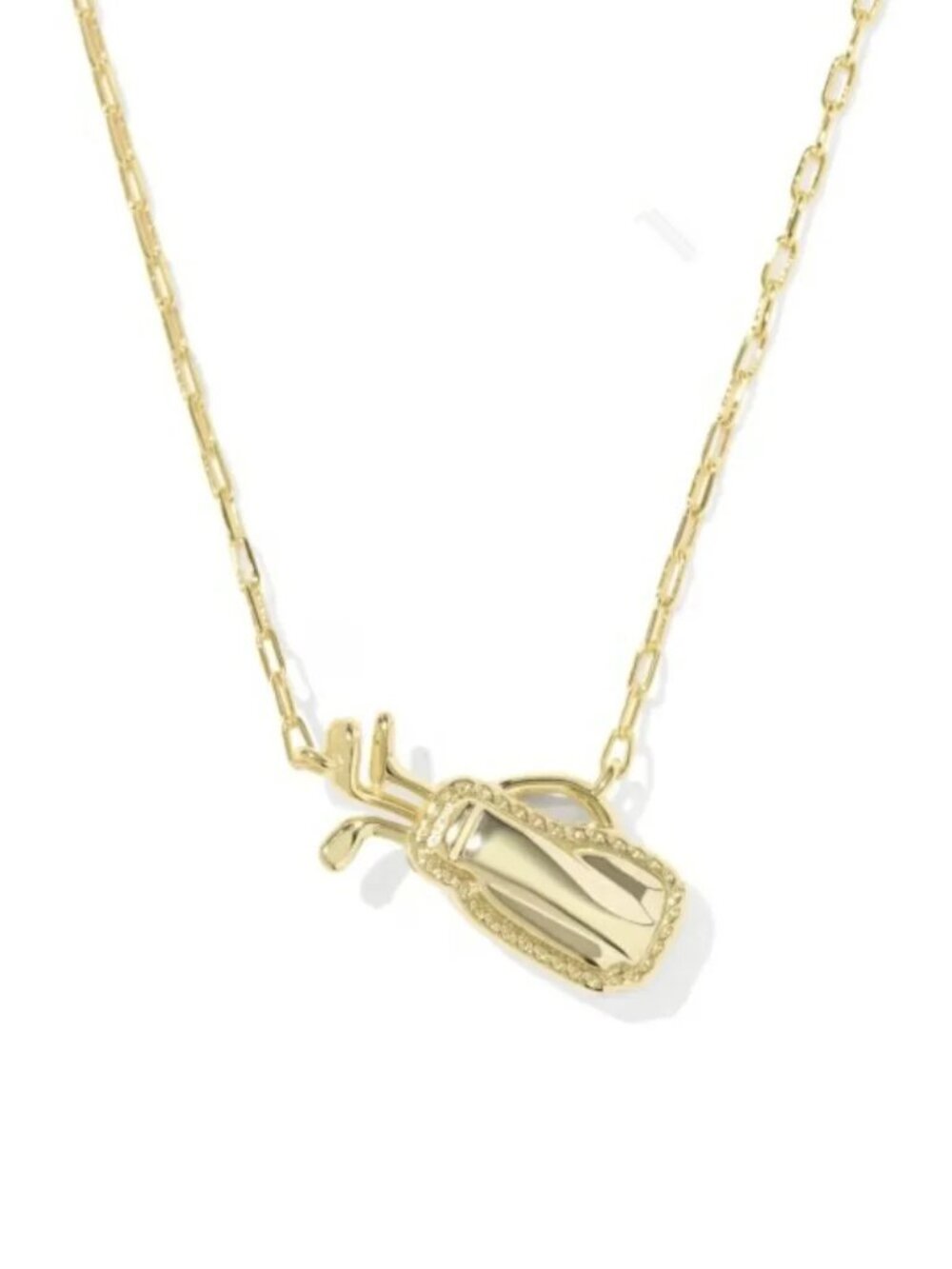 Kendra Scott Golf Gold Short Pendant Necklace - Picture 3 of 3